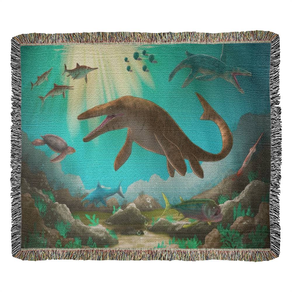 Lords of the Ancient Seas Prehistoric Predator Blanket