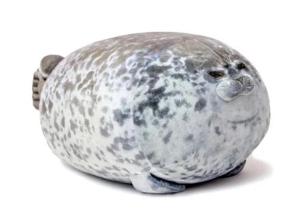 Robbe, weiches Plüsch-Wurfkissen, Kissen, Spielzeug