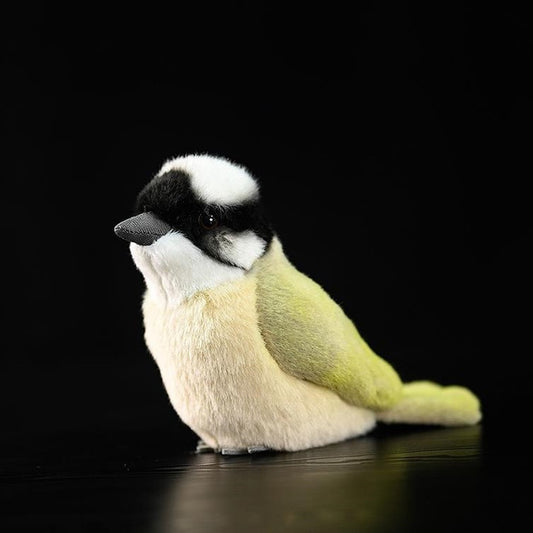 Light-Vented Bulbul Bird Soft Stuffed Plush Toy