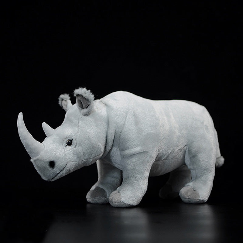 White Rhinoceros Soft Stuffed Plush Toy