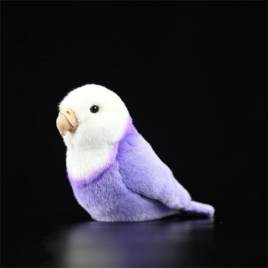 Purple Lovebird Soft Stuffed Plush Toy