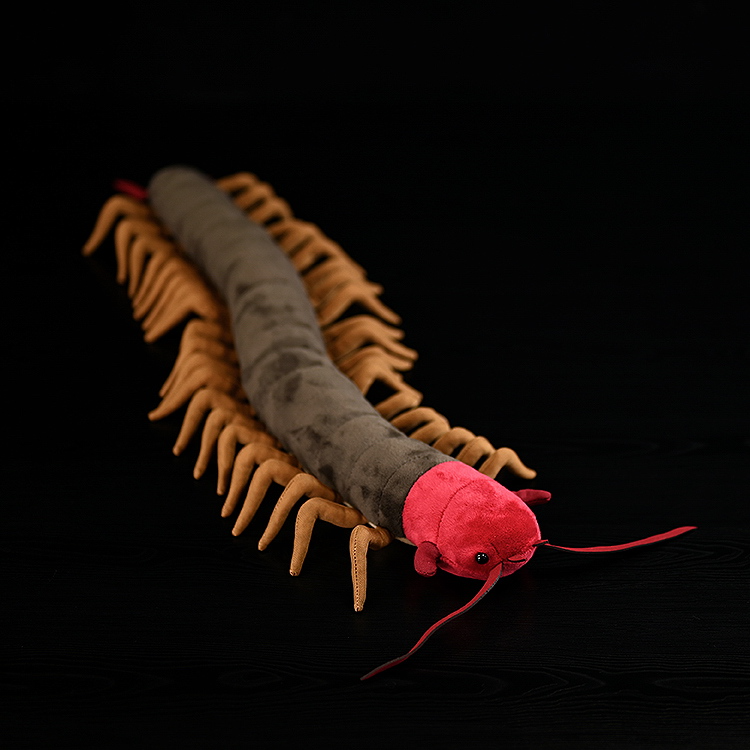 Chinese Red-Headed Centipede Stuffed Plush Toy Chinese Red-Headed Centipede Stuffed Plush Toy