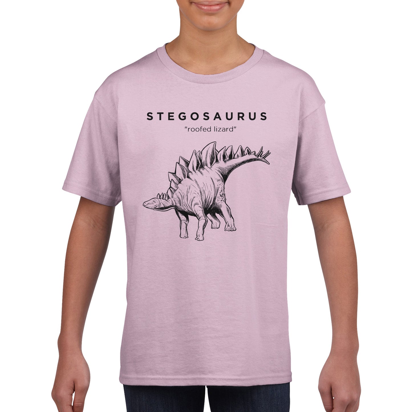 Stegosaurus Dinosaur Prehistoric Kids T-Shirt