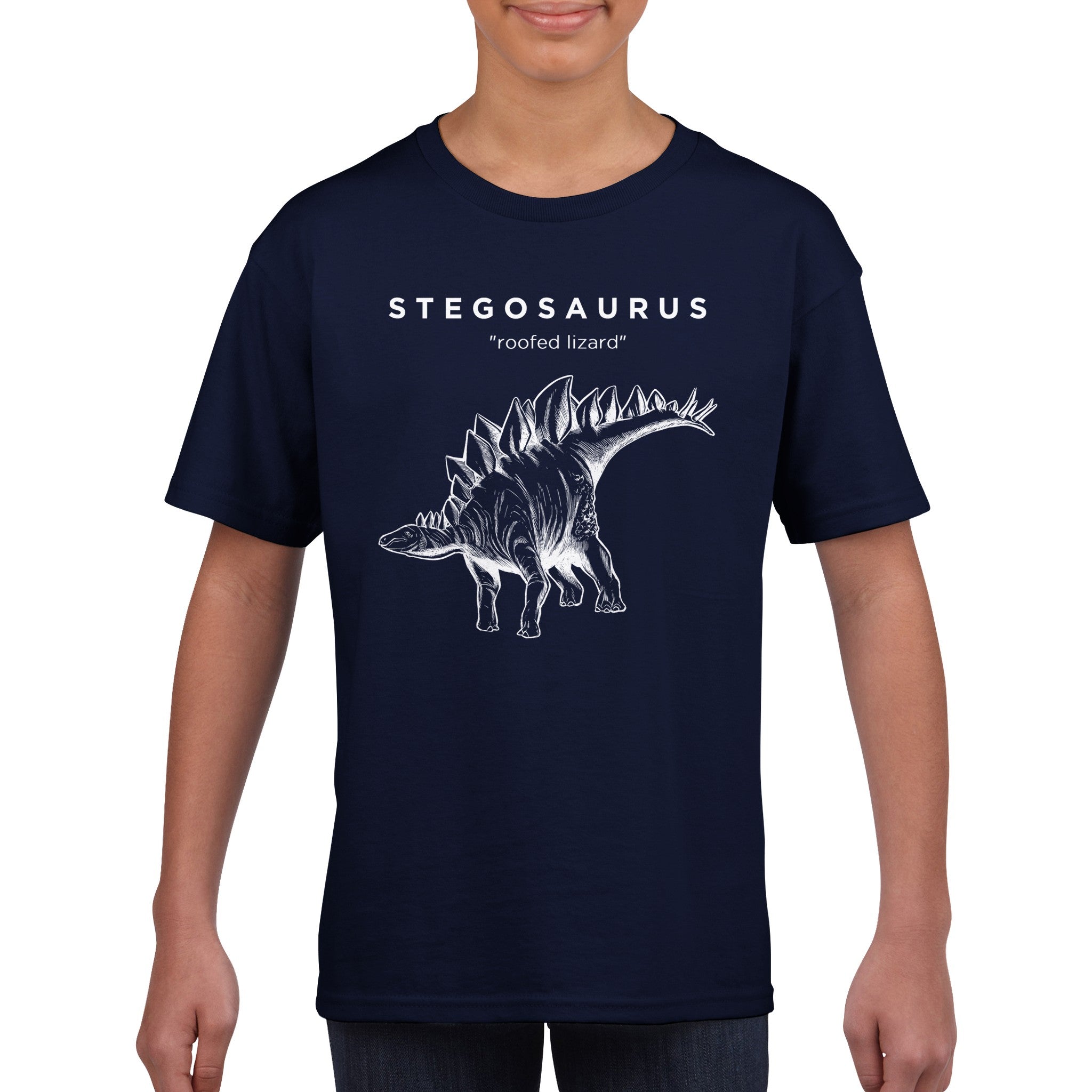 Stegosaurus Dinosaur Prehistoric Kids T-Shirt