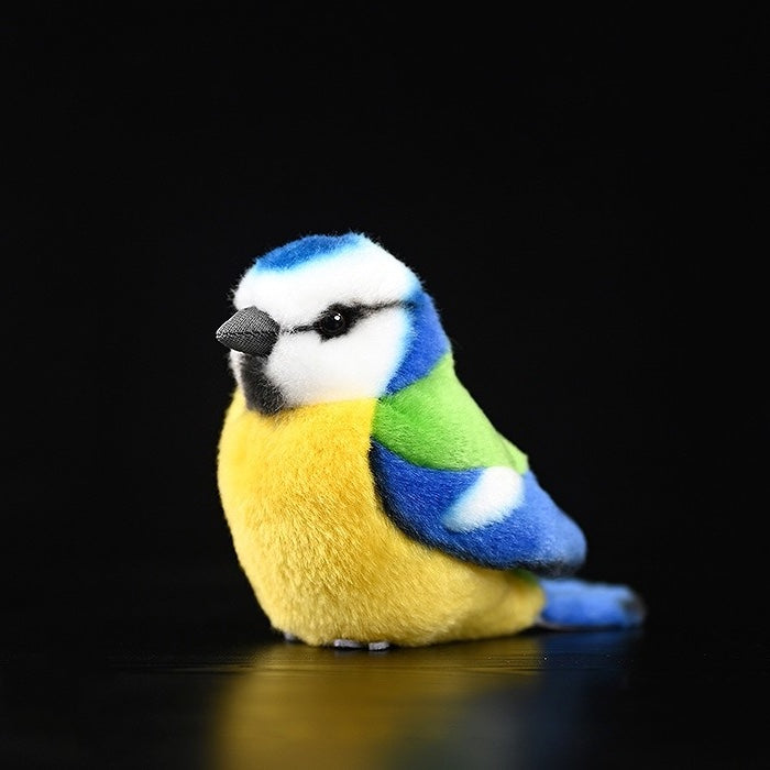 Eurasian Tit Bird Stuffed Plush Toy