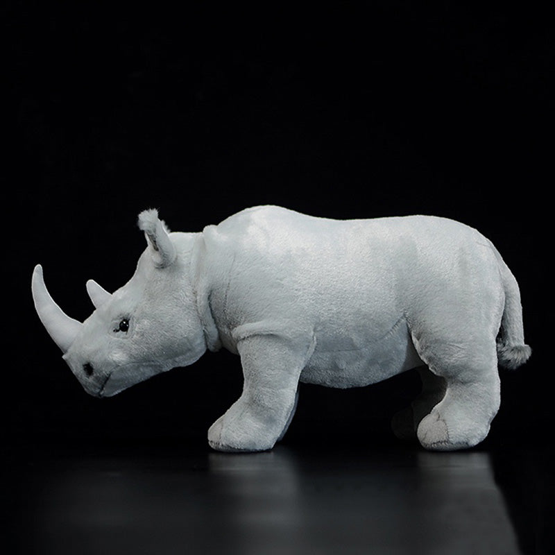 White Rhinoceros Soft Stuffed Plush Toy