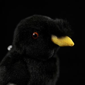 Crested Myna Bird Stuffed Plush Toy