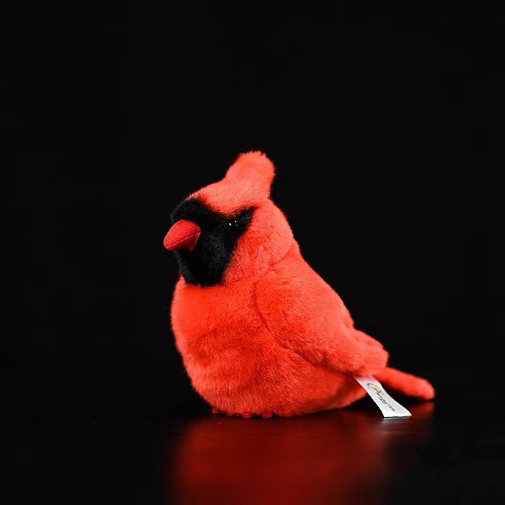 Northern Cardinal Bird Soft Stuffed Plush Toy