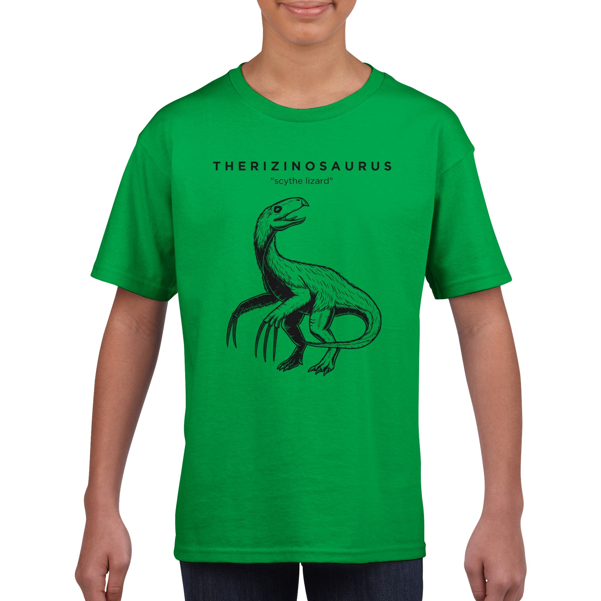 Therizinosaurus Dinosaur Prehistoric Kids T-Shirt