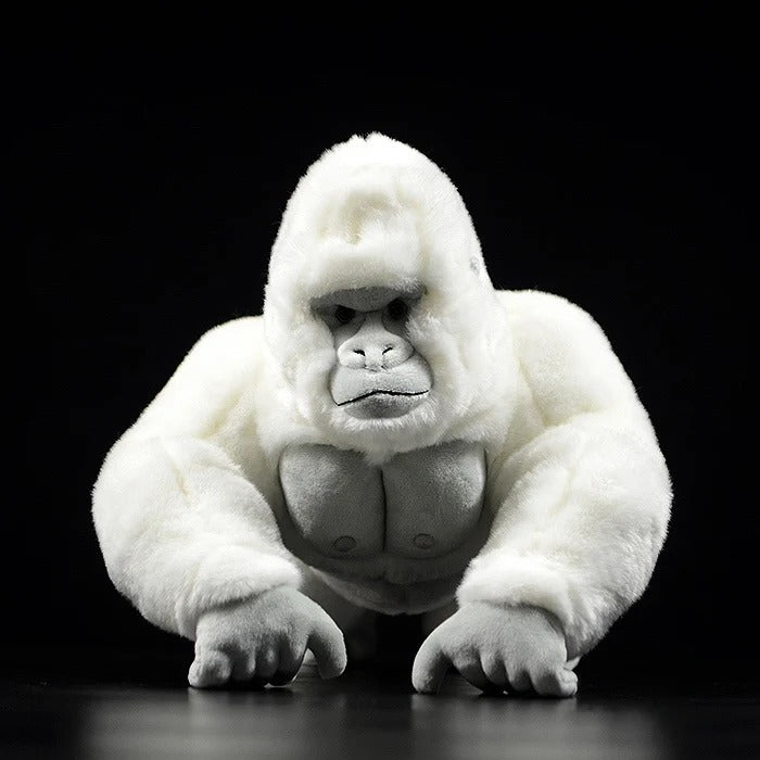 Albino White Gorilla Ape Soft Stuffed Plush Toy