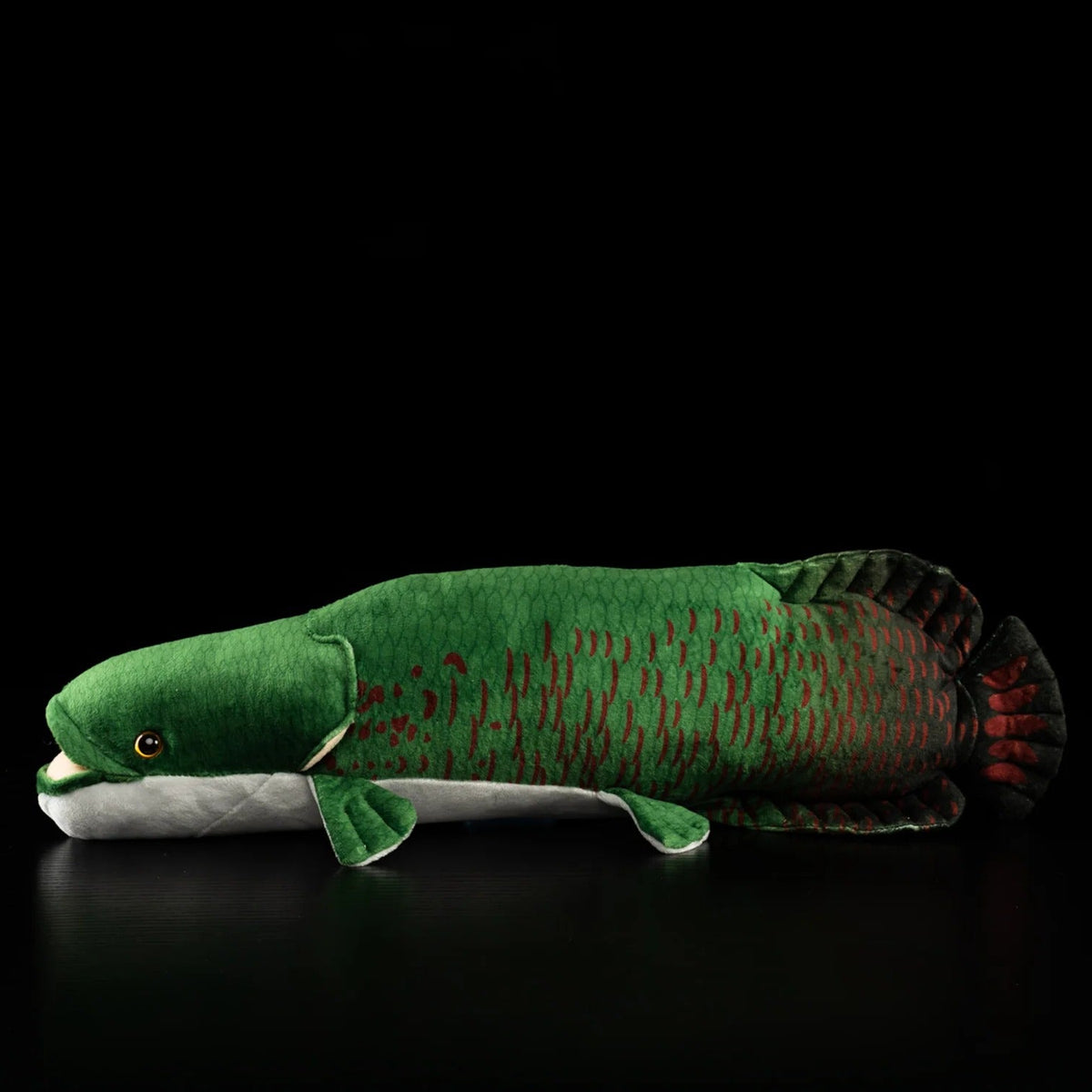 Peluche morbido di pesce Arapaima Gigas