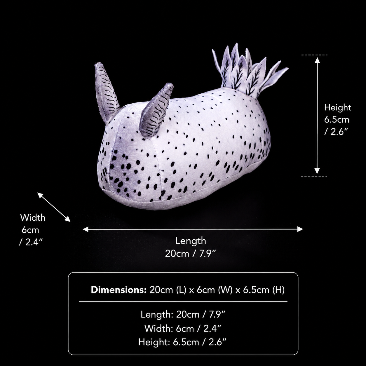 Specimen 4 - Sea Bunny Nudibranch Plush