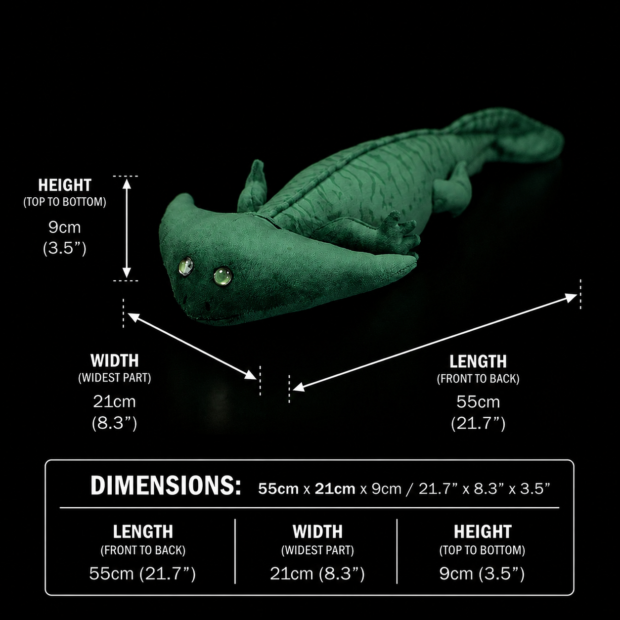 Jucărie de pluș moale Diplocaulus