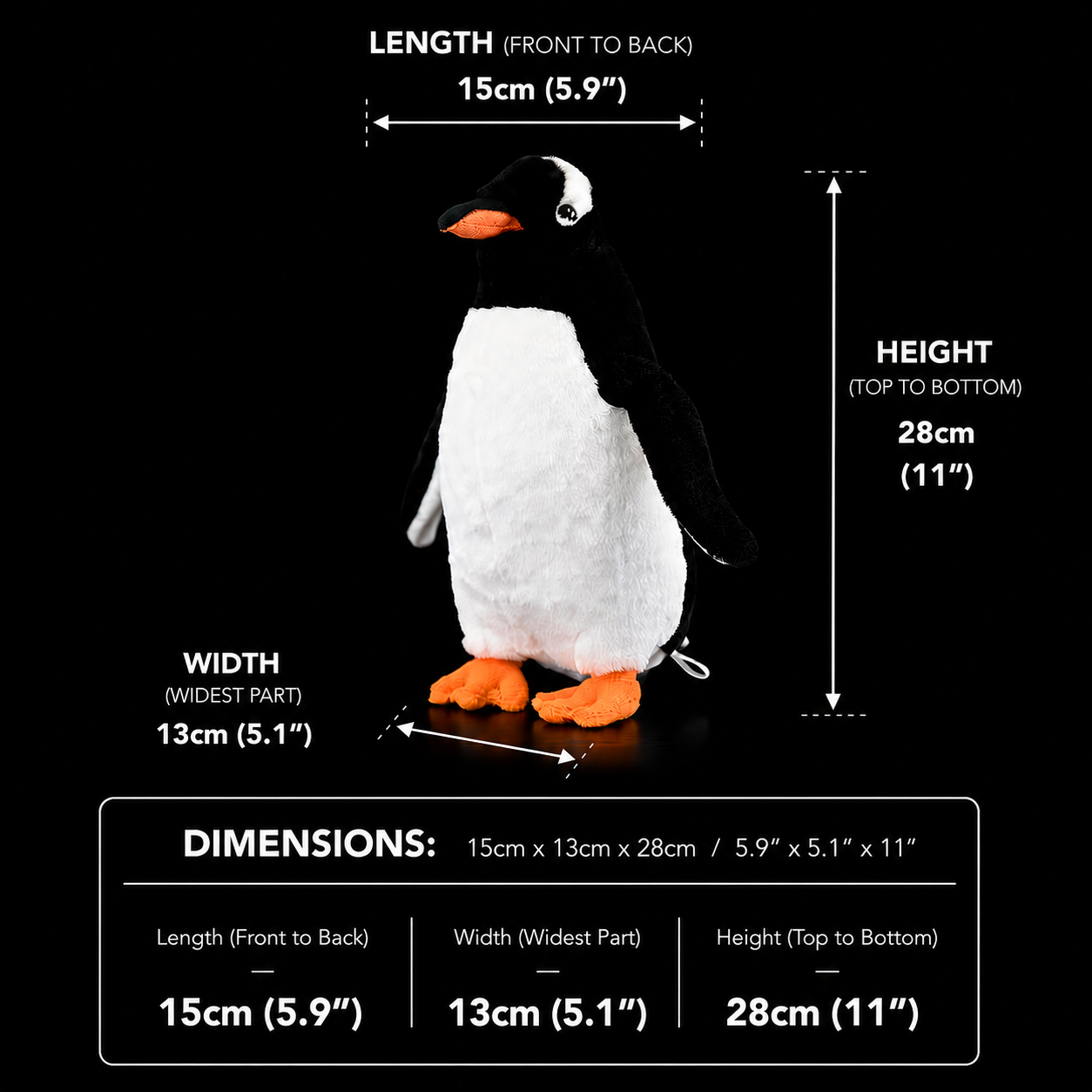 Eselspinguin Vogel, weiches Plüschtier
