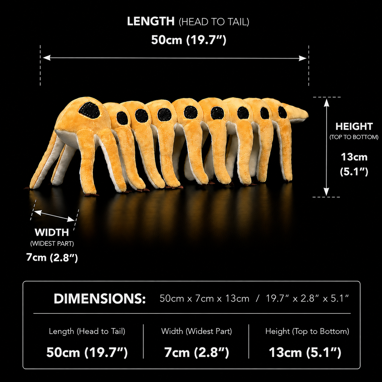 Microdictyon Onychophora Soft Stuffed Plush Toy