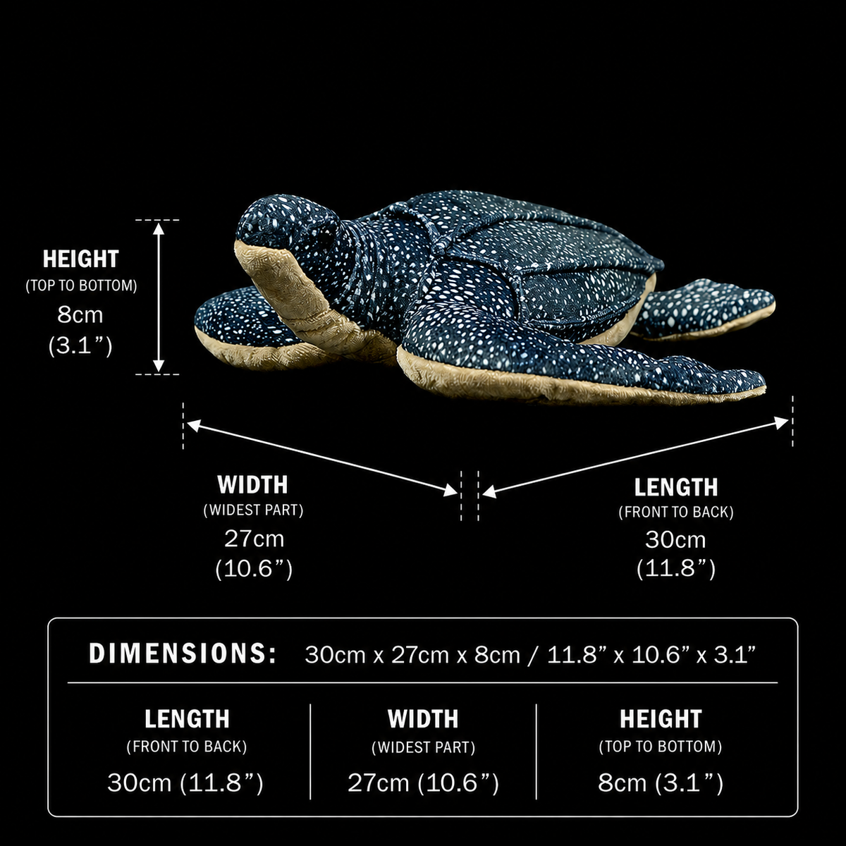 Tropical Sea Turtle Soft Stuffed Plush Toy