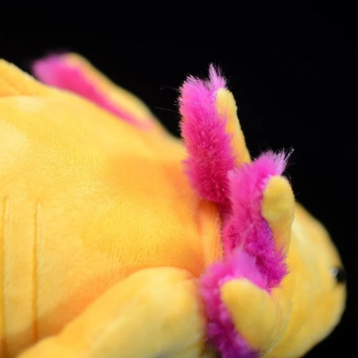 Yellow Axolotl Soft Stuffed Plush Toy