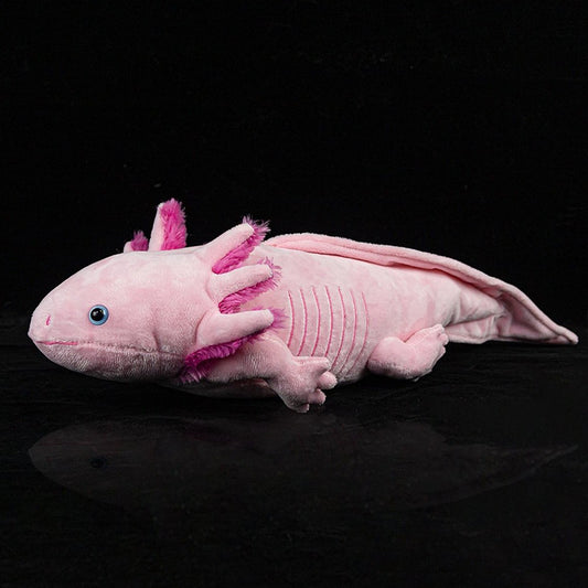Jucărie de pluș moale Axolotl roz