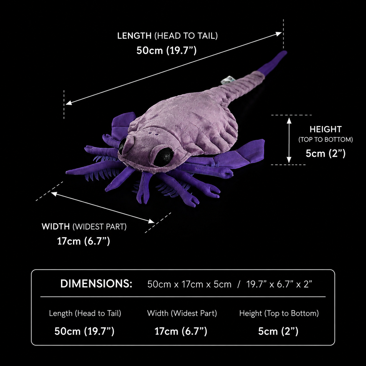 Weiches Plüschtier Carcinosoma