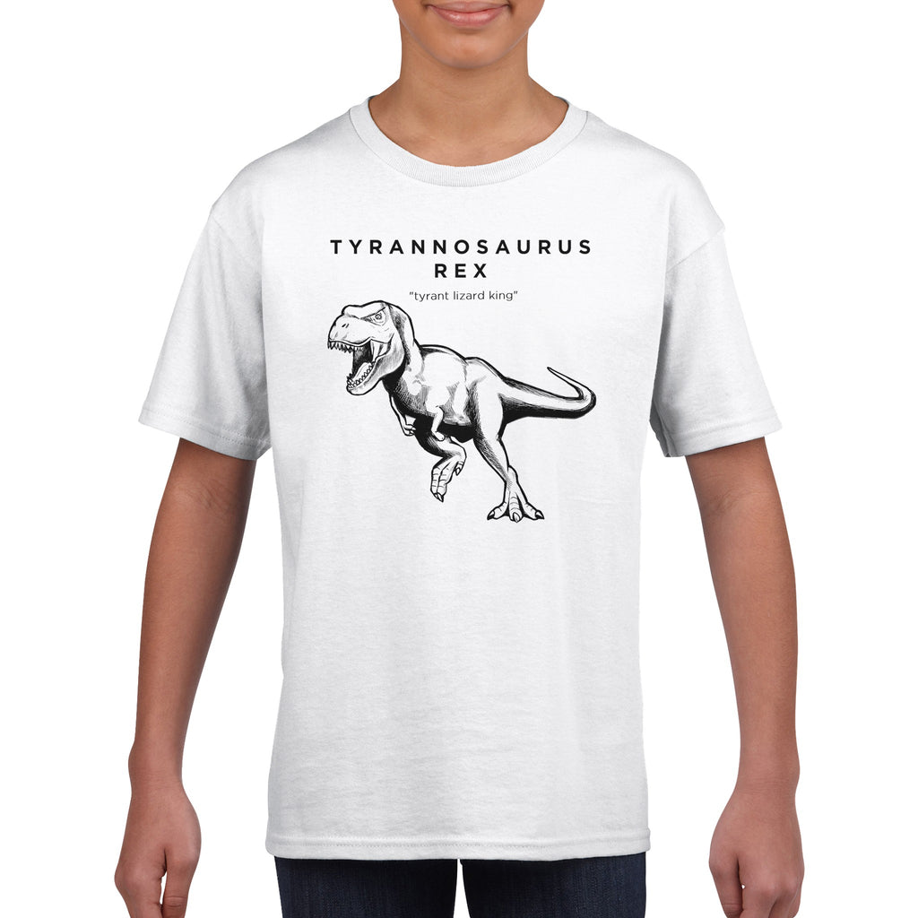 Tyrannosaurus Rex Dinosaur Prehistoric Kids T-Shirt