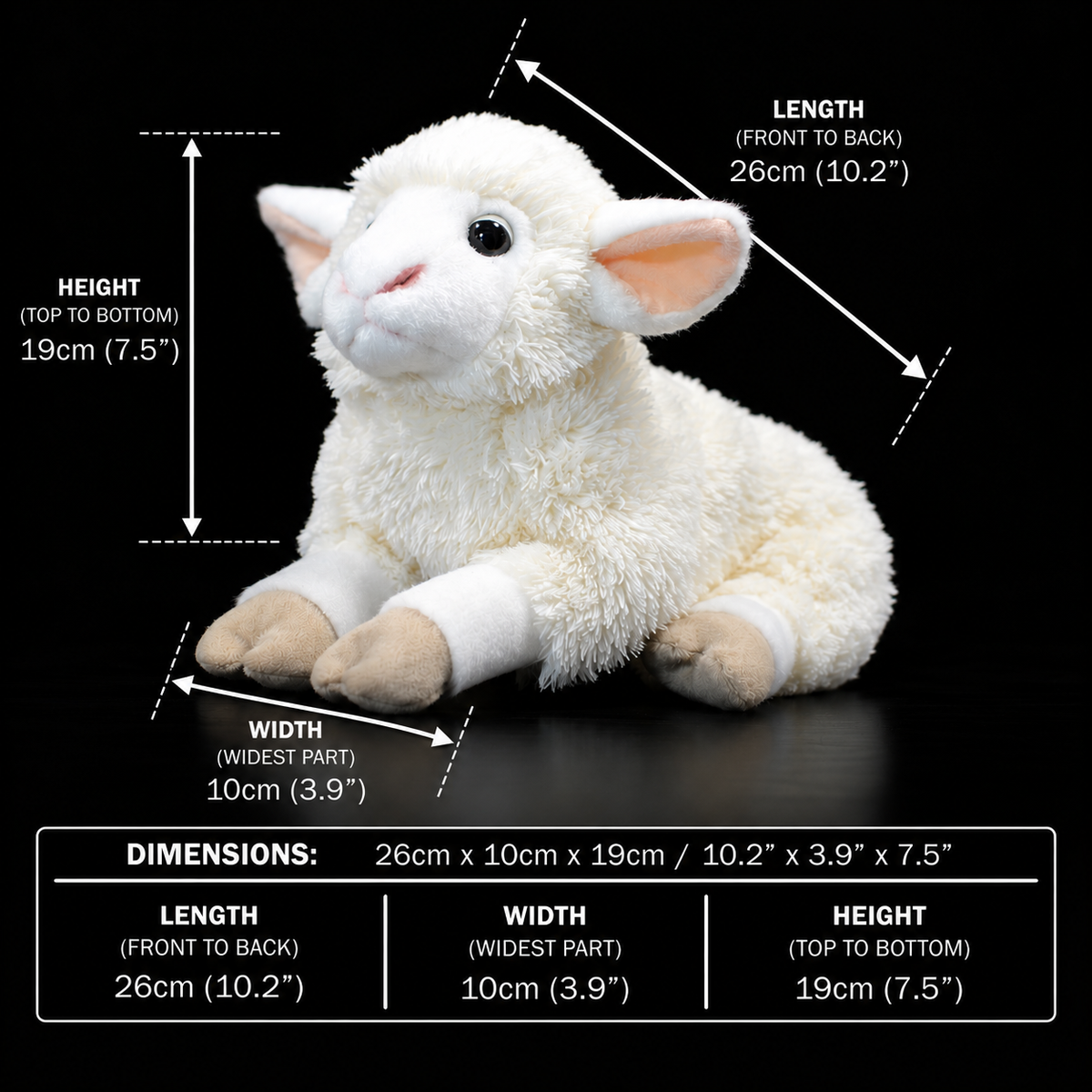Lamb Sheep Soft Stuffed Plush Toy