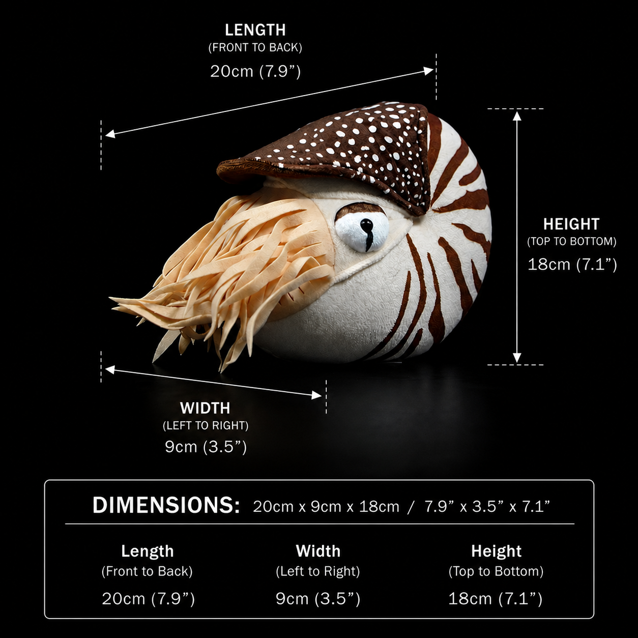 Nautilus Soft Stuffed Plush Toy