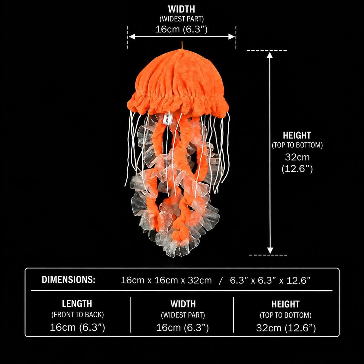 Pacific Sea Nettle Jellyfish Soft Stuffed Plush Toy – Gage Beasley