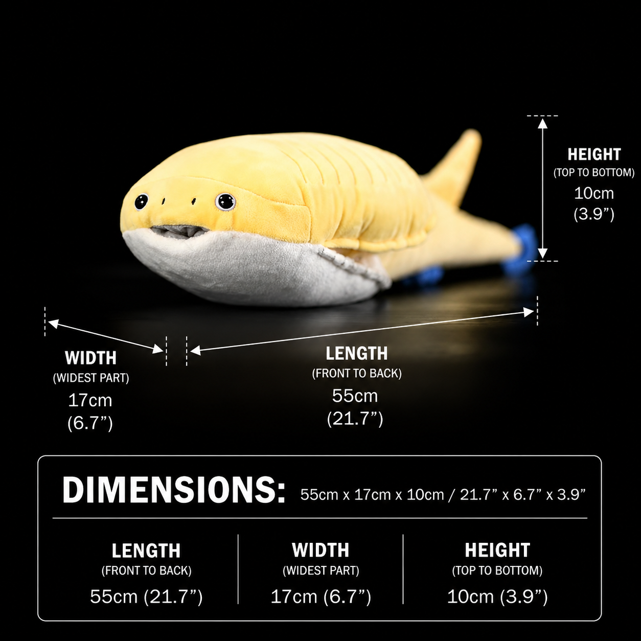 Sacabambaspis Prehistoric Fish Soft Stuffed Plush Toy