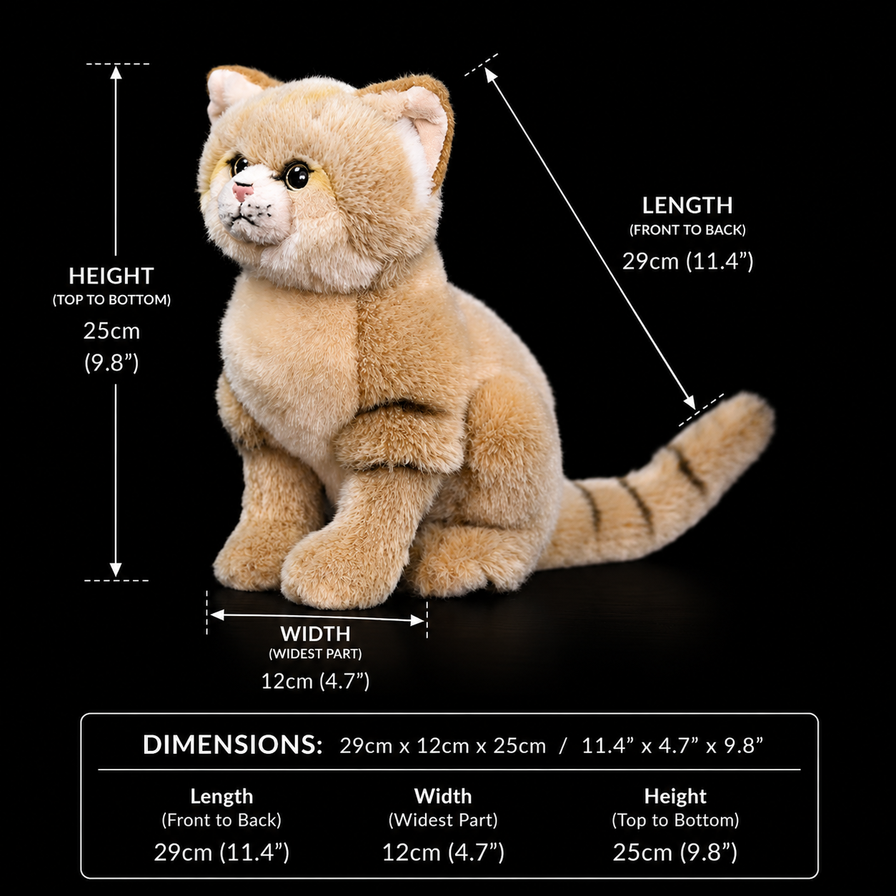 Peluche morbido di Sand Cat