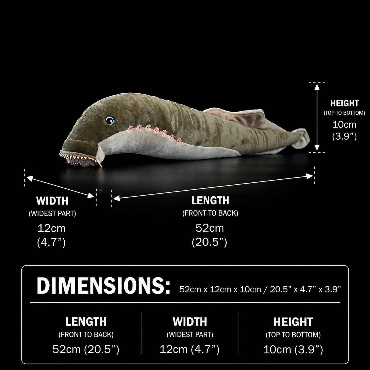 Sea Lamprey Soft Stuffed Plush Toy