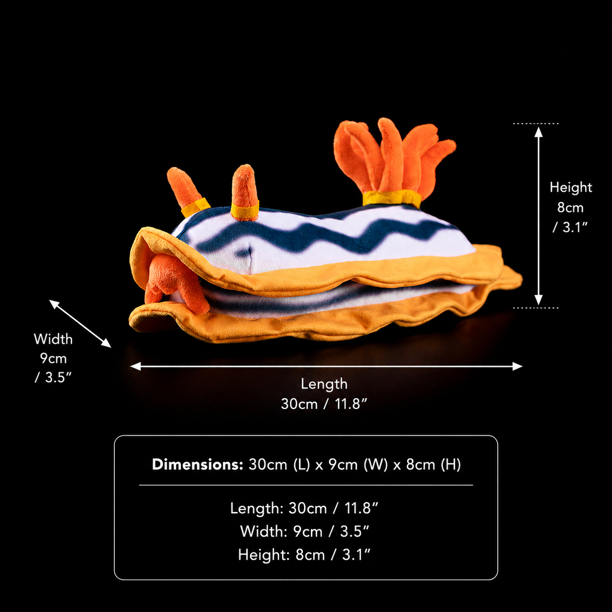 Specimen 2 - Magnificent Sea Slug Plush