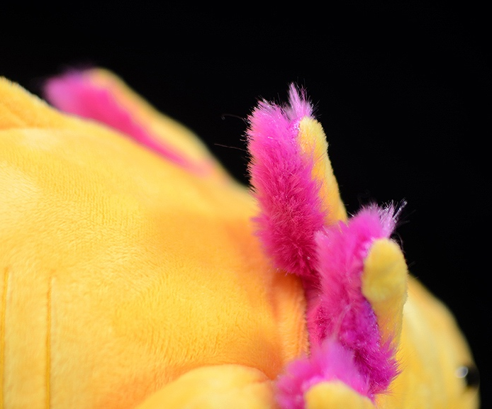 Gelbes Axolotl weiches Plüschtier