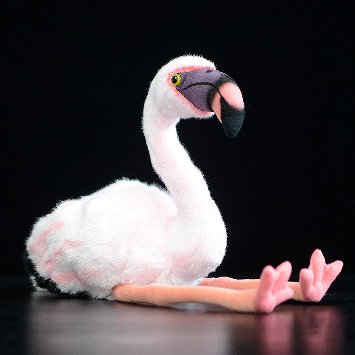 Brinquedo de pelúcia macio de pelúcia pássaro flamingo
