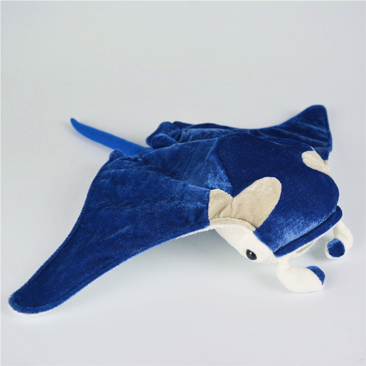 Brinquedo de pelúcia macio de pelúcia de peixe Atlantic Blue Tang