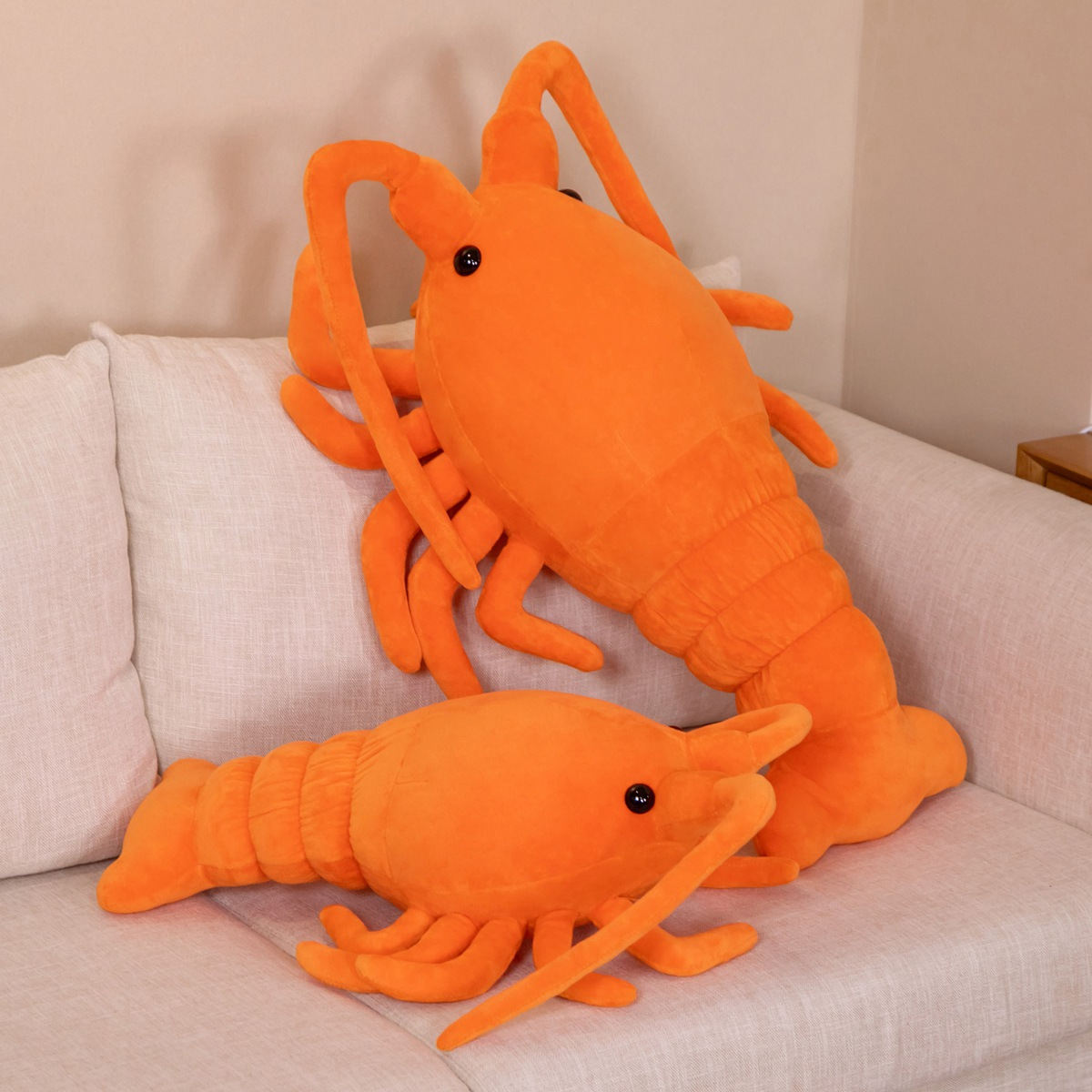 Orange Lobster Soft Stuffed Plush Toy