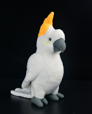 White Cockatoo Bird Soft Stuffed Plush Toy Gage Beasley
