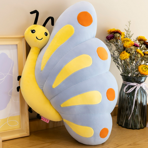 Cute Butterfly Stuffed Plush Pillow Cushion Toy