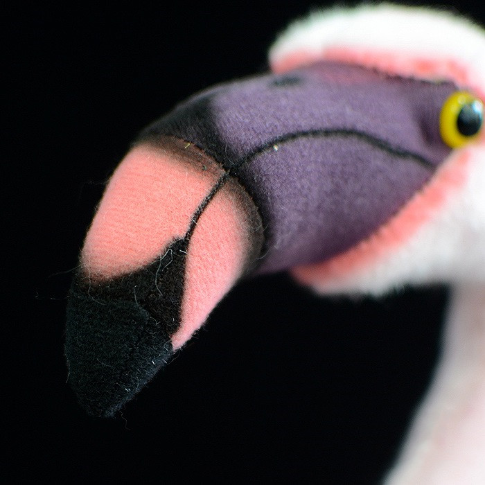 Brinquedo de pelúcia macio de pelúcia pássaro flamingo