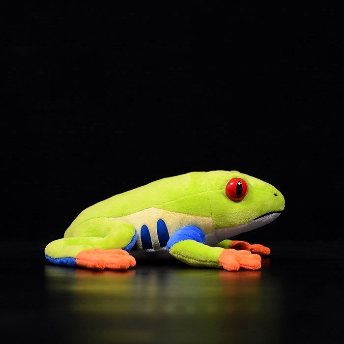 ירוק עץ צפרדע צעצוע קטיפה ממולא רך