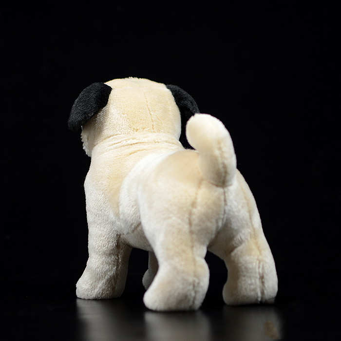 Brinquedo de pelúcia macio de pelúcia filhote de cachorro Pug Dog