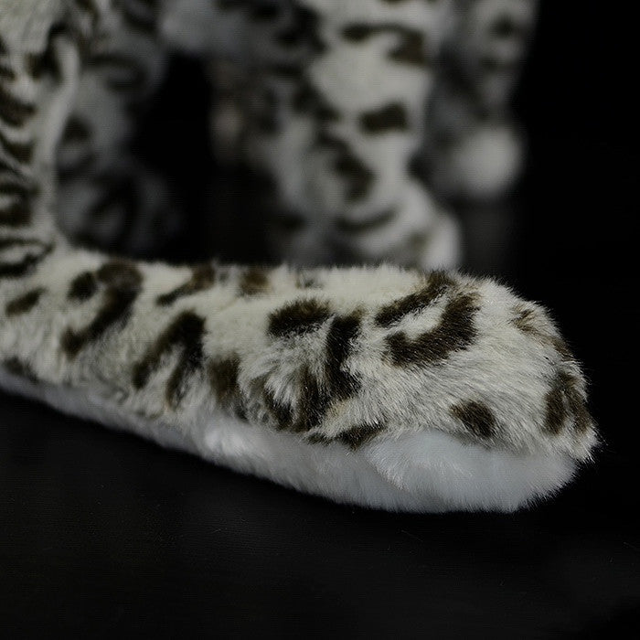 Snow Leopard Cat Weiches Plüschtier