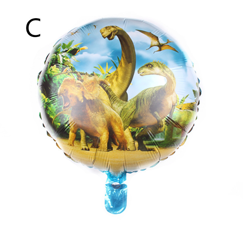 Dinosaur Themed Birthday Celebration Balloons