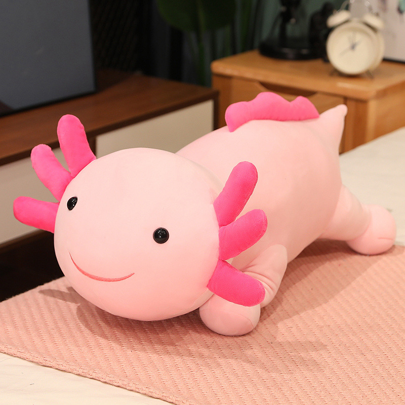 Large Axolotl Pillow Stuffed Plush Cushion Toy Gage Beasley