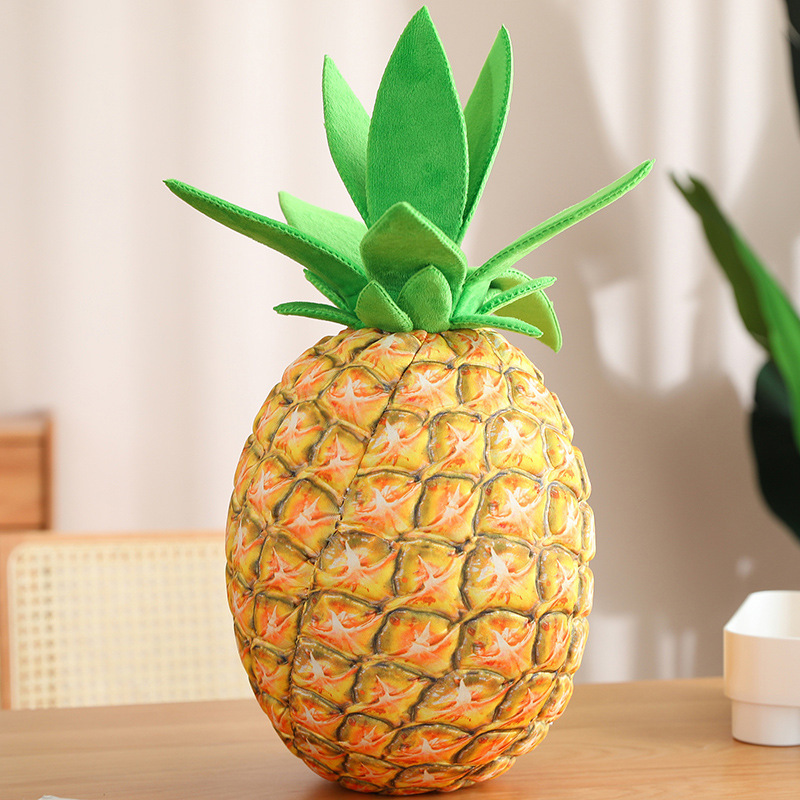 Velký ananas ovocný měkký polštářek hračka