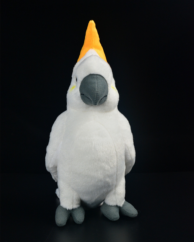 White Cockatoo Bird Soft Stuffed Plush Toy Gage Beasley