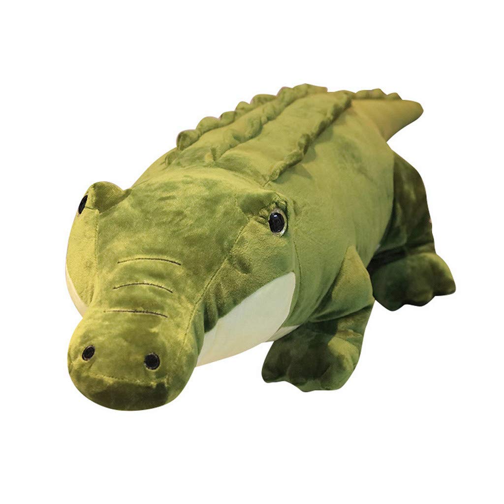 Jucărie de pluș moale de crocodil verde