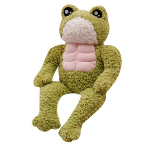 Muscle Frog Teddy Soft Stuffed Plush Toy