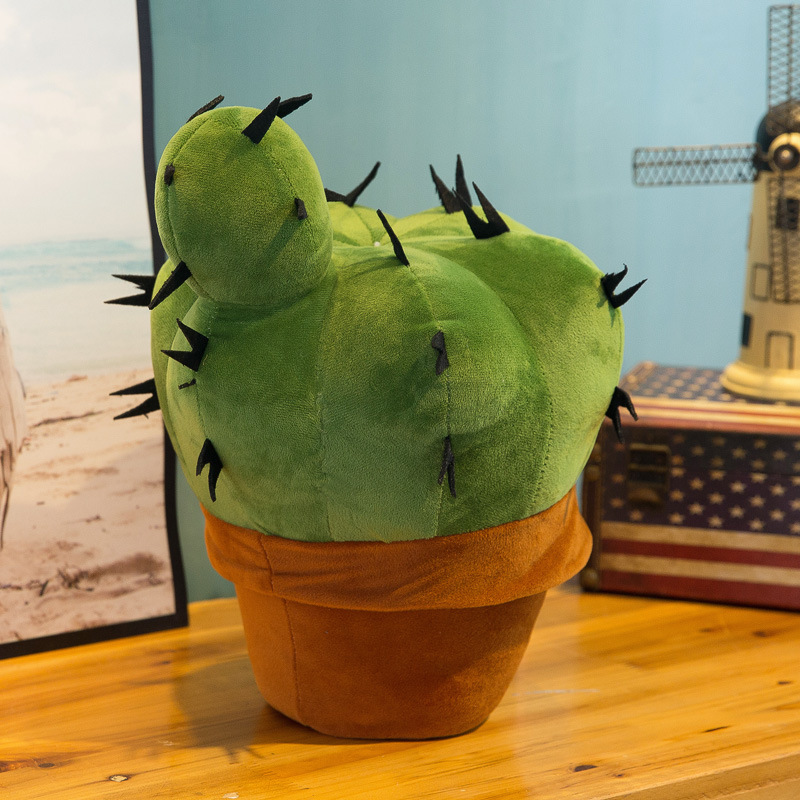 Jucărie de pluș moale Happy Cactus