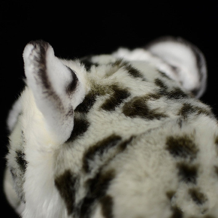 Brinquedo de pelúcia macio de pelúcia gato leopardo da neve
