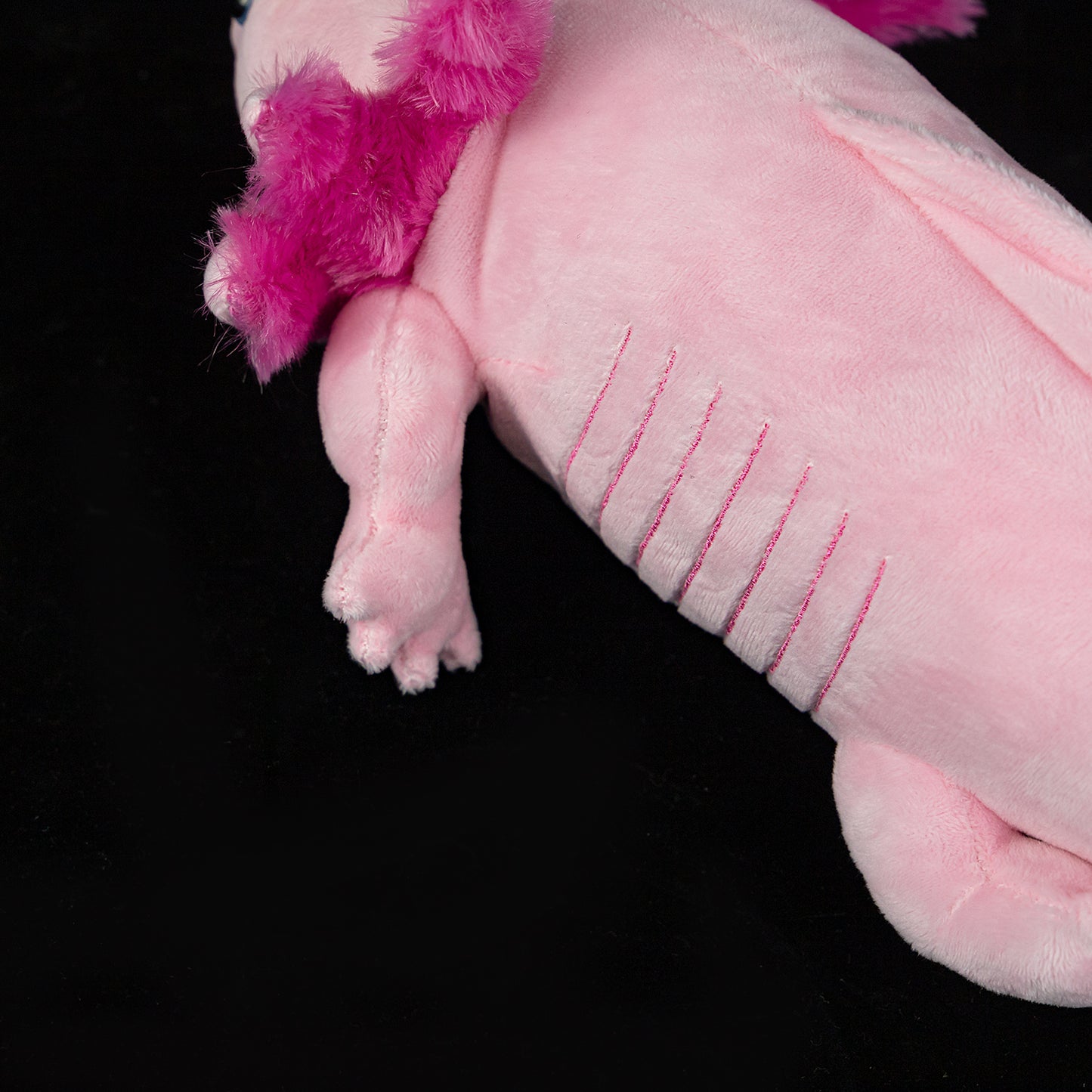 Rosa Axolotl mjuk plyschleksak